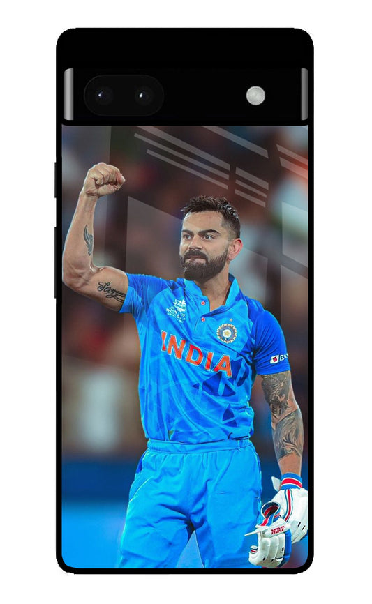 Virat Kohli TeamIndia FistPump Moment Glass Case for Google PIXEL 6A