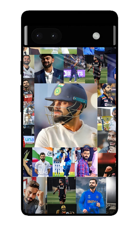 Virat Kohli Moments Glass Case for Google PIXEL 6A