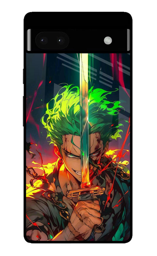 Zoro Blade Glow One Piece Glass Case for Google PIXEL 6A