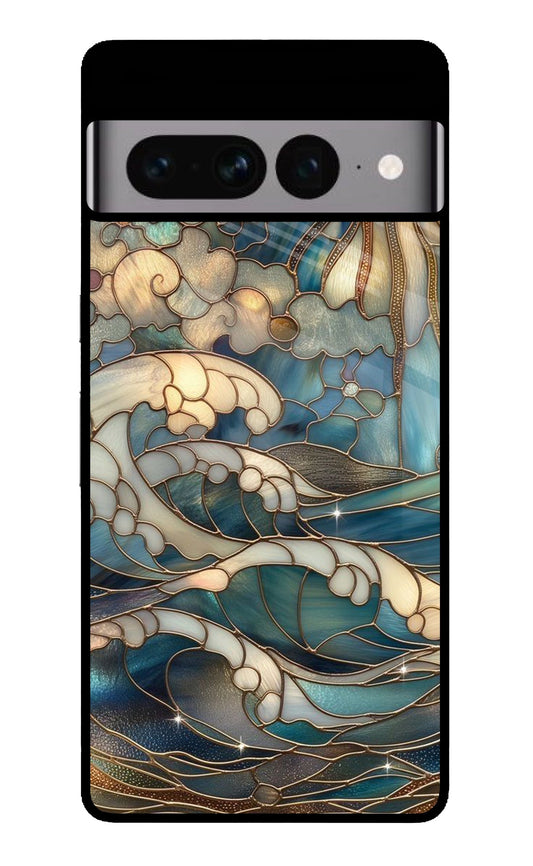 Stained Glass Sun And Sea Glass Case for Google Pixel 7 Pro