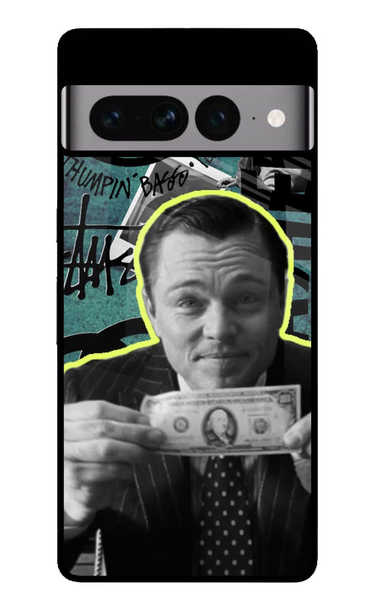 Wolf Of Wall Street Graffiti Edit Glass Case for Google Pixel 7 Pro