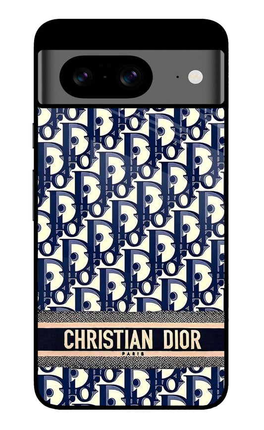 Dior Monogram Classic Navy Glass Case for Google Pixel 8