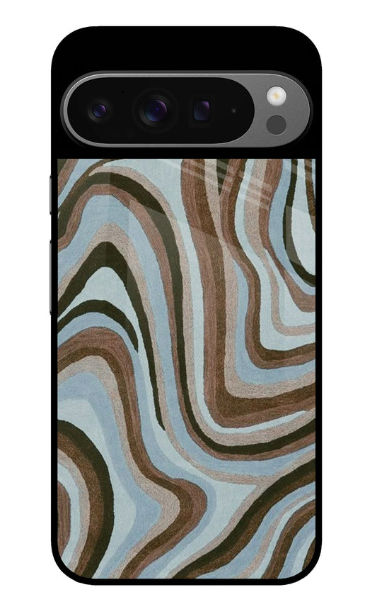 Earthy Marble Swirl Vintage Texture Glass Case for Google Pixel 9 Pro XL