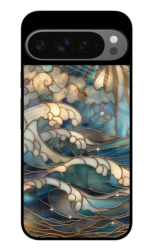 Stained Glass Sun And Sea Glass Case for Google Pixel 9 Pro XL