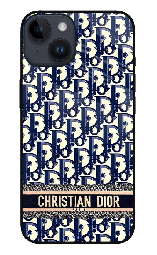 iPhone 14 88 Dior Monogram Classic Navy Pattern - Case Amaze