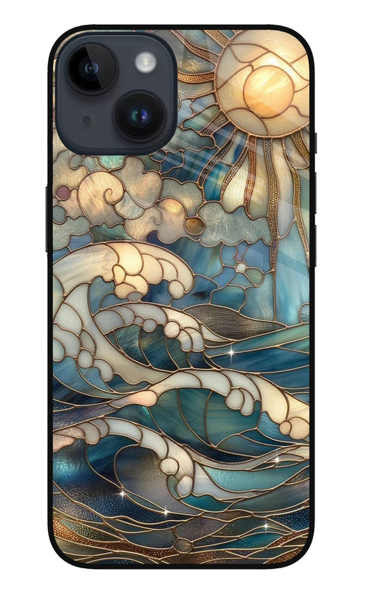 iPhone 14 93 Stained Glass Sun and Sea - Case Amaze