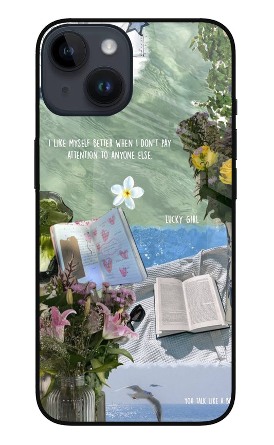 iPhone 14 96 Lucky Girl Bookish Collage - Case Amaze