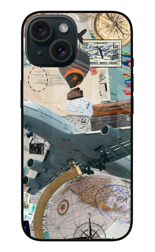 iPhone 15 97 Vintage Travel Collage Aesthetic - Case Amaze