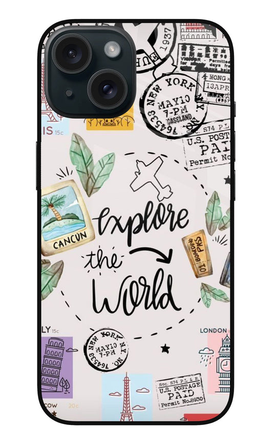 iPhone 15 98 Explore The World Stamp Art - Case Amaze